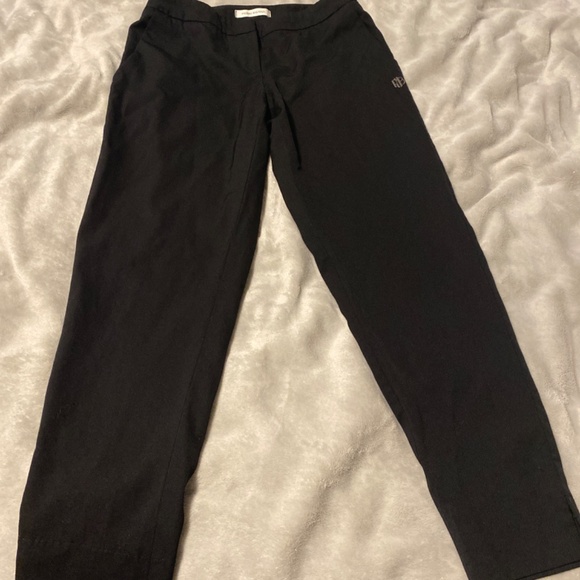 Authentic Pierre Balmain classic trousers size 8, black wool - Picture 2 of 9